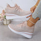 ⏰ 50% OFF! ✨ Tênis de Malha Transpirável com Strass – Conforto e Brilho para o Seu Dia a Dia! 👟💎