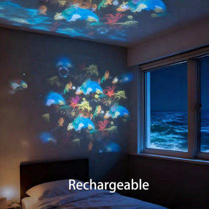 Projetor LED Rotativo Dinâmico – Efeitos de Luz Incríveis!