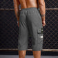 📢📢 50% DE DESCONTO! ⏰ Calça Cargo Capri Casual com Cordão para Homens