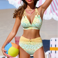⏰ 50% OFF! 🐆 Conjunto de Biquíni Cintura Alta com Estampa de Onça Degradê – A Tendência do Verão! ☀️🌊