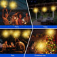 Luzes de Fogo de Artifício Solar para Jardim e Festas