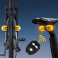 Controle remoto sem fio para luz traseira de bicicleta