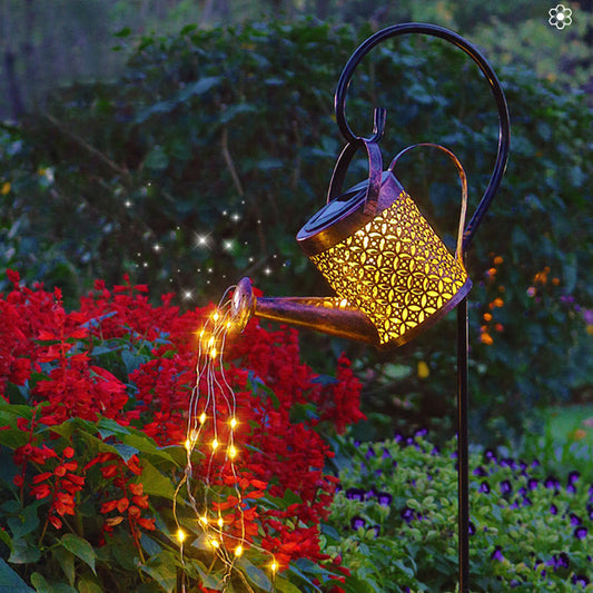 ☀️ Iluminação solar artística para jardim – Decorativa e econômica! ✨🌿