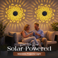 ☀️ Luz Solar Mandala para Jardim e Pátio – Lâmpada de Piso e Luz de Parede 2 em 1 – Decoração Ornamental com Efeito Vintage – À Prova de Ferrugem e Durável