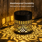 ☀️ Luz Solar Mandala para Jardim e Pátio – Lâmpada de Piso e Luz de Parede 2 em 1 – Decoração Ornamental com Efeito Vintage – À Prova de Ferrugem e Durável