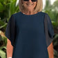 🐰Conjunto sedutor com blusa assimétrica e calças largas