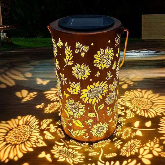 🔥Lanterna Solar Pendente com Design Vazado