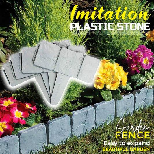 🔥Oferta por tempo limitado🌿✨Cerca de jardim em imitação de pedra