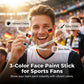 🎁Compre 1, leve 1 grátis！！Caneta de pintura facial com bandeira nacional para torcedores esportivos