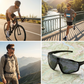 🚴‍♀️ Óculos esportivos fotossensíveis para homens e mulheres – Proteção e conforto perfeitos para qualquer clima! ☀️👓✨