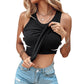 💥50% de desconto 🎀Camiseta regata com nervuras e sutiã integrado para mulheres🌸ideal para o dia a dia, lazer e verão🌊