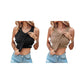💥50% de desconto 🎀Camiseta regata com nervuras e sutiã integrado para mulheres🌸ideal para o dia a dia, lazer e verão🌊