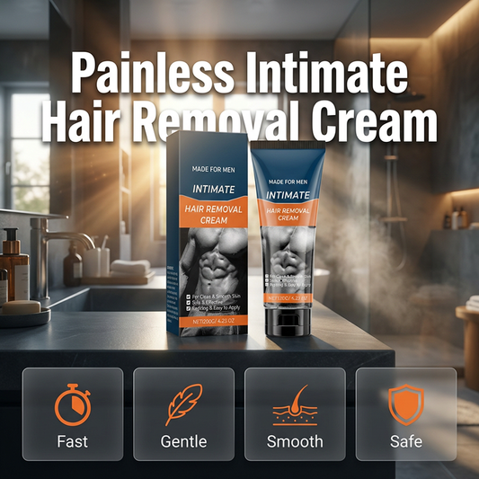 🧴 Creme Depilatório Íntimo Masculino – Remoção Suave e Segura para Áreas Sensíveis! 🔥✨