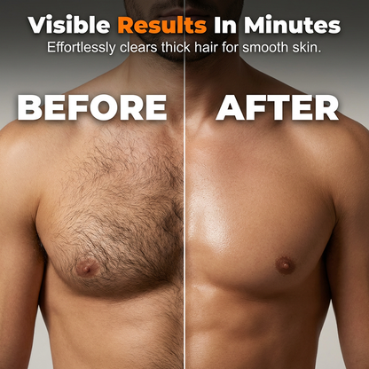 🧴 Creme Depilatório Íntimo Masculino – Remoção Suave e Segura para Áreas Sensíveis! 🔥✨