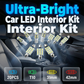 🚗Conjunto de 20 luzes LED universais para o interior do seu carro | Controlo remoto RGB, instalação fácil