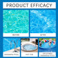 💧 Líquido purificador para piscina – água cristalina, sem esforço! ✨ Diga adeus à água verde e aos produtos químicos agressivos – desfrute de um mergulho saudável e natural sempre. 🏊‍♂️💙
