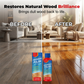 ✨ Restaure e proteja seus pisos de madeira – Brilho instantâneo e intenso para superfícies da sua casa!