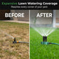 Aspersor de Irrigação de Jardim com Cobertura Precisa de 360°