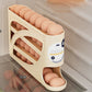 🥚 Mais Vendido 2026 🧣 Organizador de Ovos para Geladeira Compacto – Sistema Automático por Gravidade, Capacidade para 30 Ovos e Design Slim para Porta 🏠