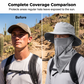 ⏰ 50% OFF! 🧢 Chapéu de Pescador Respirável com Máscara Facial Removível – Dois Estilos em Um para Proteção Total! 🔥🌿