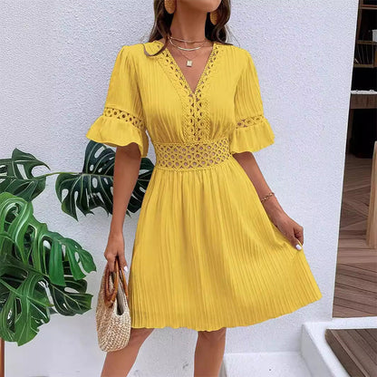 👗 Vestido com Decote em Coração – 50% DE DESCONTO! OFERTA LIMITADA!