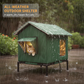 🏠 DESCONTO DE 50% POR TEMPO LIMITADO! 🐈 Casinha elevada para gatos para exterior, para todas as condições meteorológicas – Impermeável, com isolamento, dobrável 🌧️