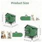 🏠 DESCONTO DE 50% POR TEMPO LIMITADO! 🐈 Casinha elevada para gatos para exterior, para todas as condições meteorológicas – Impermeável, com isolamento, dobrável 🌧️
