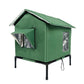 🏠 DESCONTO DE 50% POR TEMPO LIMITADO! 🐈 Casinha elevada para gatos para exterior, para todas as condições meteorológicas – Impermeável, com isolamento, dobrável 🌧️