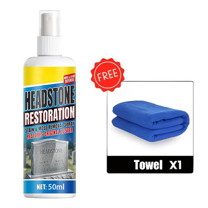 🕯️ 50% DE DESCONTO – Spray de limpeza para lápides e monumentos | Basta pulverizar, deixar agir e enxaguar