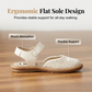 ⏰ 50% OFF! 👡 Sandália Rasa de Malha Respirável com Tira no Tornozelo – Leve Conforto e Estilo para o Verão! ☀️🔥