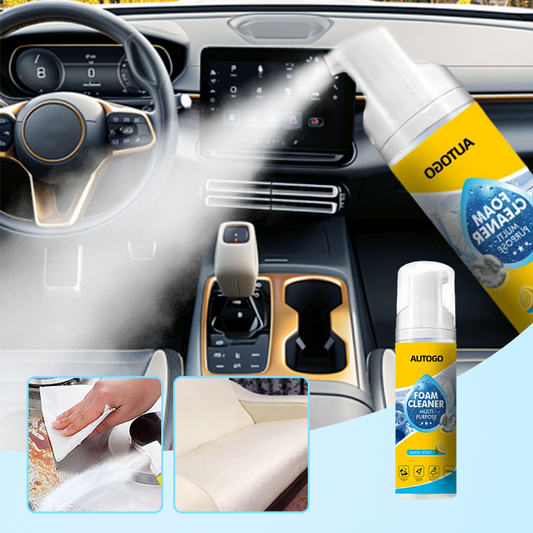 🔥Promoção Relâmpago 50% de Desconto🔥 Limpador de Espuma Multiuso Potente para Interior de Carro