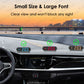 🔥 50% DE DESCONTO – Display Digital Multifuncional de Velocidade e Bússola para Carro | Precisão em tempo real, fácil leitura & design compacto