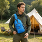 Mala de ombro tipo sling para homem, para atividades ao ar livre