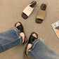 👡Promoção de verão✨Sandálias femininas com dedo aberto em estilo retrô