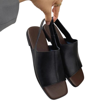 👡Promoção de verão✨Sandálias femininas com dedo aberto em estilo retrô