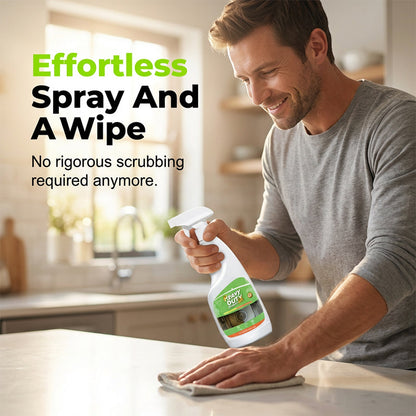 🍑 50% OFF AGORA! ✨ Spray Desengordurante Pesado para Cozinha, Limpador Poderoso de Ação Rápida, Aroma Suave de Pêssego 500ml para Fogão e Exaustor