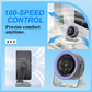 🏆 Ventilador de secretária 2026 – Recarregável por USB com ecrã LED 📊 | 100 velocidades, inclinação de 120° e oscilação total ↔️ | Ultra-silencioso para o quarto 😴, escritório 🖥️ e acampamento 🏕️ | Até 24 horas de autonomia da bateri
