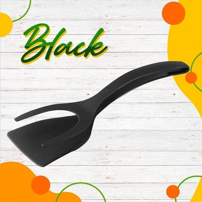 🍳 50% DE DESCONTO AGORA! 🥩 Pinça e Espátula 2-em-1 – Silicone Resistente ao Calor e Punho Antideslizante – Item Essencial para Cozinha 🔥