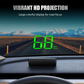 Ecrã Head-Up com GPS para automóveis