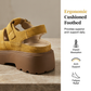 👡 50% DE DESCONTO AGORA! ☀️ Sandálias femininas com plataforma grossa – Palmilha almofadada e sola antiderrapante – Elegantes, confortáveis e respiráveis 🏖️