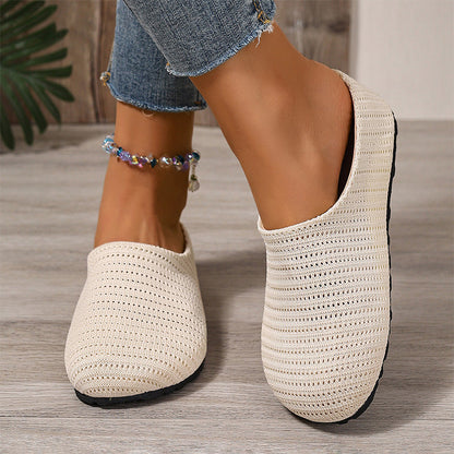 🎁Novidades 2026 50% OFF💥Mules Slip-On de Malha Respirável Feminina – Leve e acolchoada – Fácil de calçar e descalçar, perfeita para o dia a dia ou saídas rápidas – arejada e confortável 🌸
