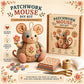🥳PROMOÇÃO IMPERDÍVEL DE 2026🥳💞MAIS DE 33 MIL VENDIDOS! ！Kit de Costura DIY Ratinho Patchwork – Artesanato em Tecido 3D para Iniciantes, Alívio do Estresse, Presente Criativo