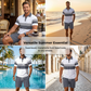 👕🏖️ Conjunto masculino verão camisa + bermuda – leve, elegante e respirável