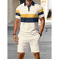 👕🏖️ Conjunto masculino verão camisa + bermuda – leve, elegante e respirável
