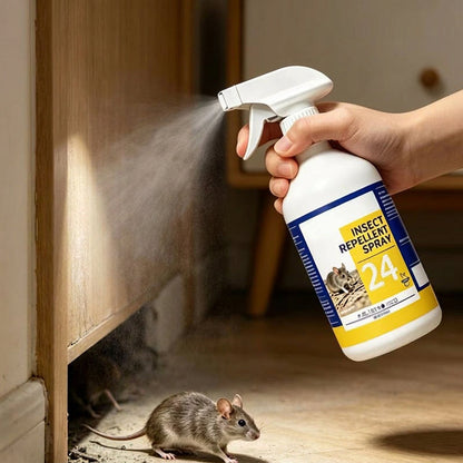 ✨Spray Repelente de Roedores Multiusos – Não Tóxico e Seguro para Ambientes Interiores