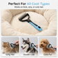 🎁 Compre 1 e leve 2! Pente suave para remover nós dos animais de estimação – desembaraça sem puxar, sem dor e sem estresse para o seu pet! 🐕🐈💛