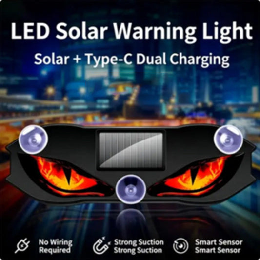 🚗🔆 Luz de Advertência LED Solar para Carro – 50% OFF! Solar, resistente ao clima, ativação automática no escuro – mais segurança no acostamento. 🔥🛡️