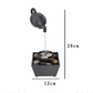 50% OFF AGORA! Bule Flutuante com Ilusão de Ótica – Decoração Criativa de Mesa com Cascata Suspensa, Som Relaxante de Água Corrente, Enfeite Único para Home Office