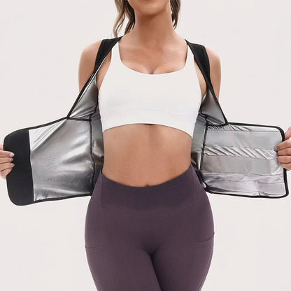 ⏳ Oferta por Tempo Limitado: 50% OFF ⏰ Cinta Modeladora Térmica com Efeito Sauna Feminina 🏃‍♀️💦