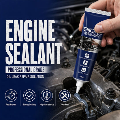 ⚙️Selante de Alta Temperatura para Motores Automotivos 🔥Vedação Permanente Multiuso para Vazamentos 🛠️Fácil Reparo Automotivo Faça Você Mesmo